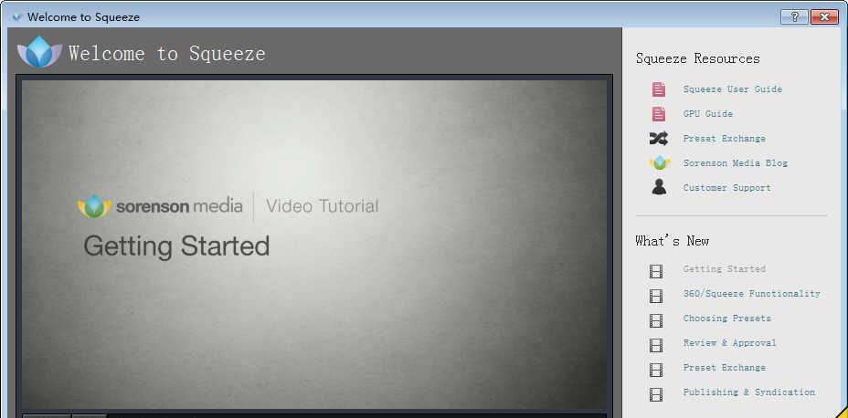 Sorenson Squeeze Desktop Pro
